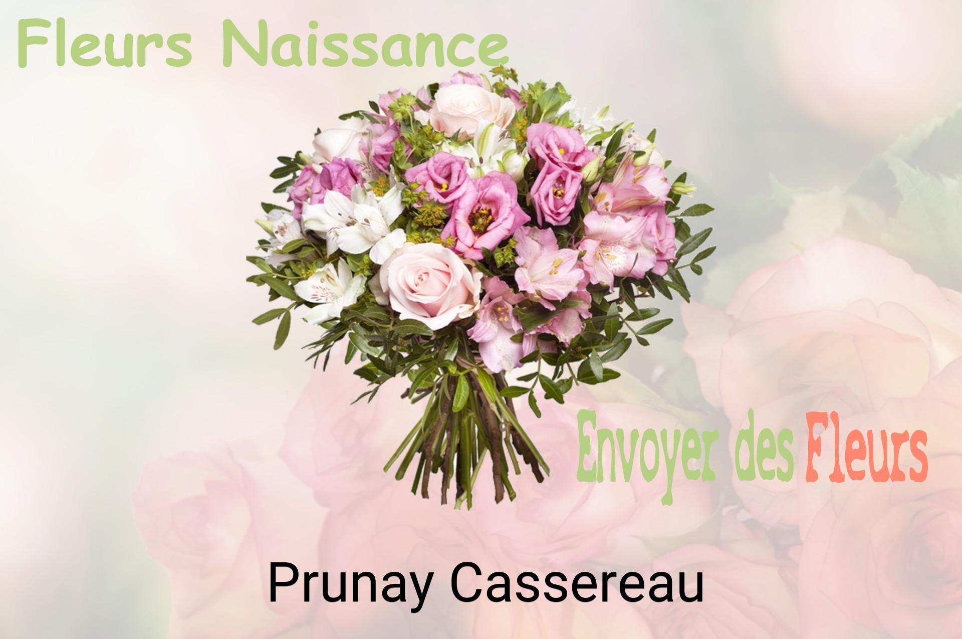Bouquet de fleurs de naissance livré à Prunay-Cassereau